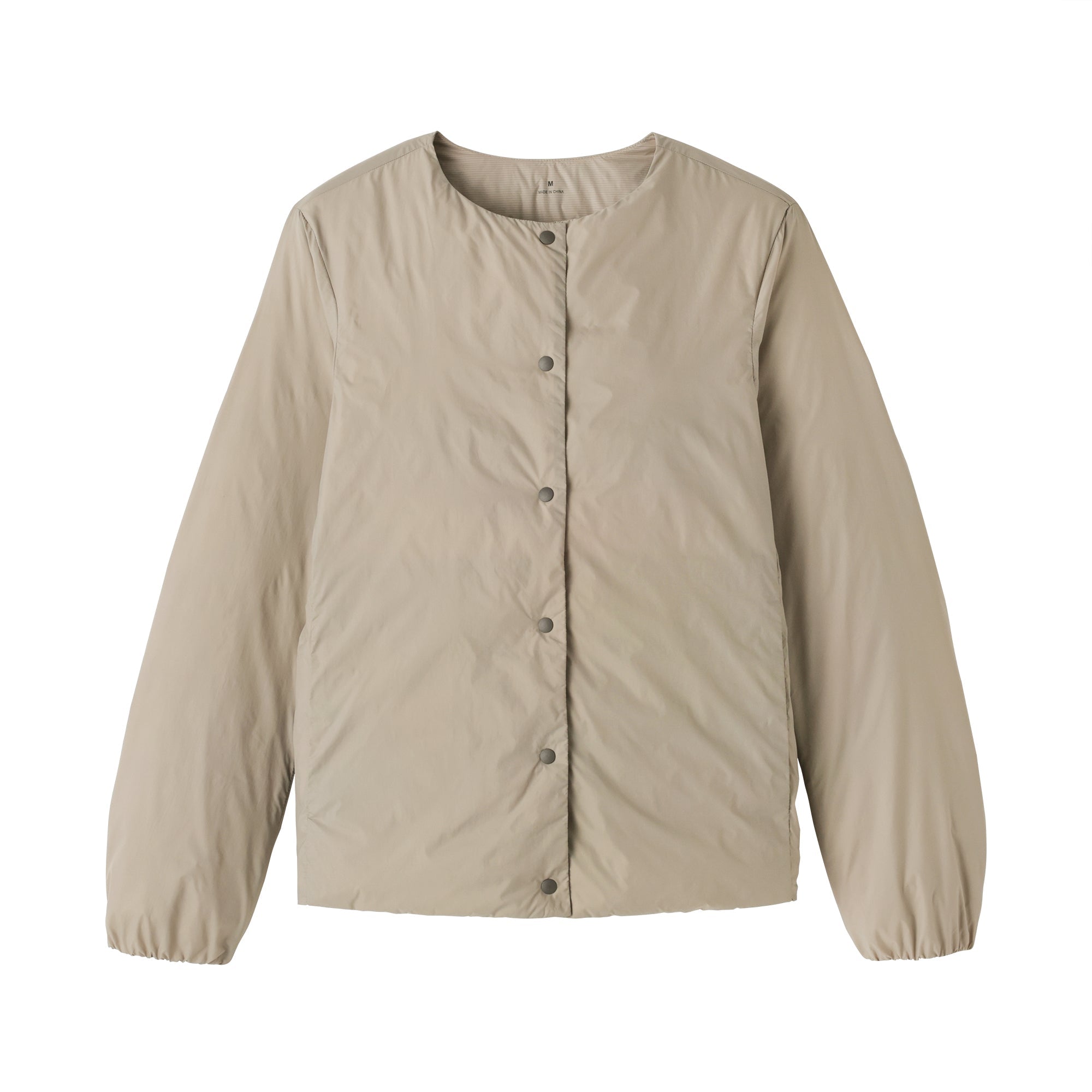 Lightweight Down Collarless Jacket - Image 12