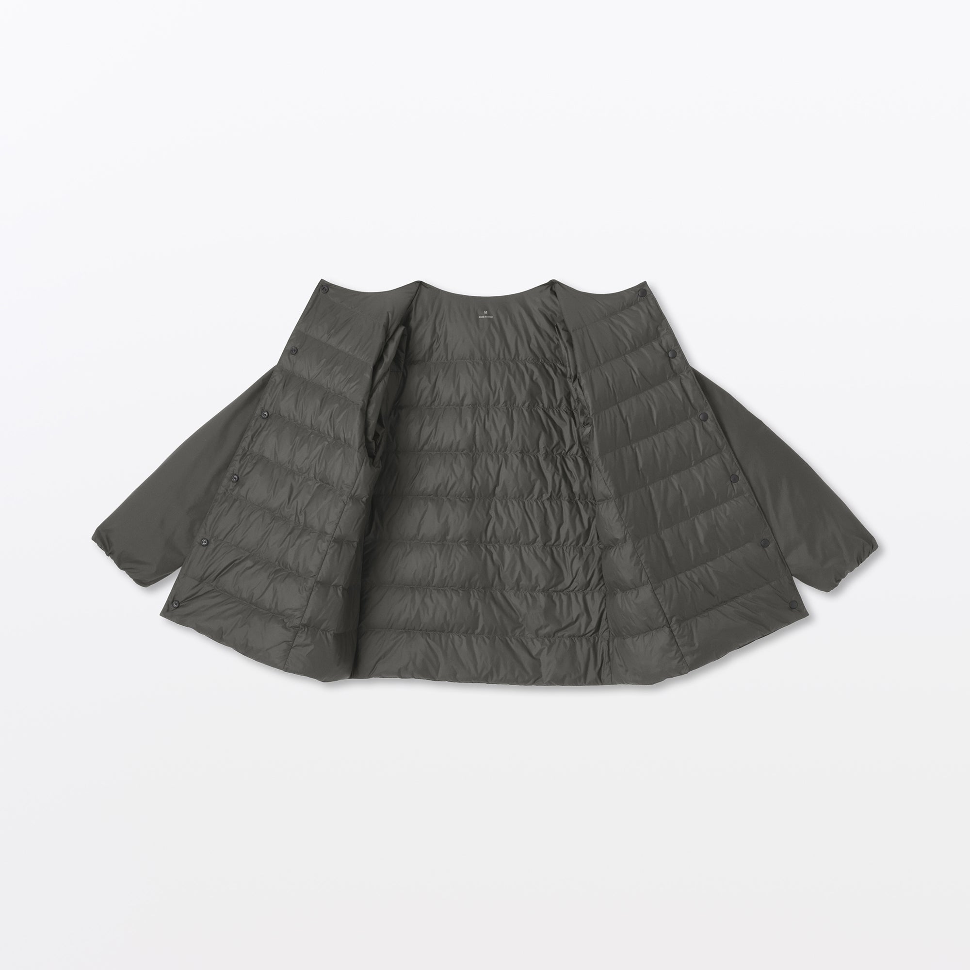 Lightweight Down Collarless Jacket - Image 44