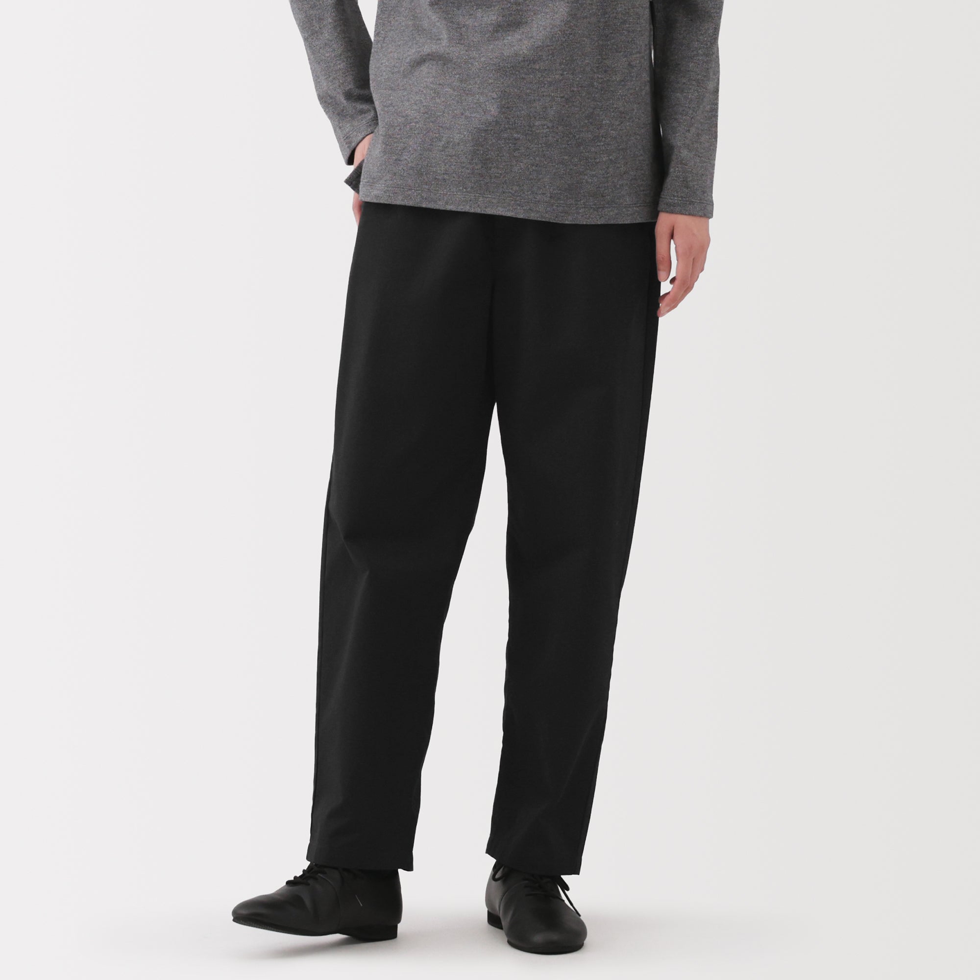 Cotton Easy Tapered Trousers - Image 21