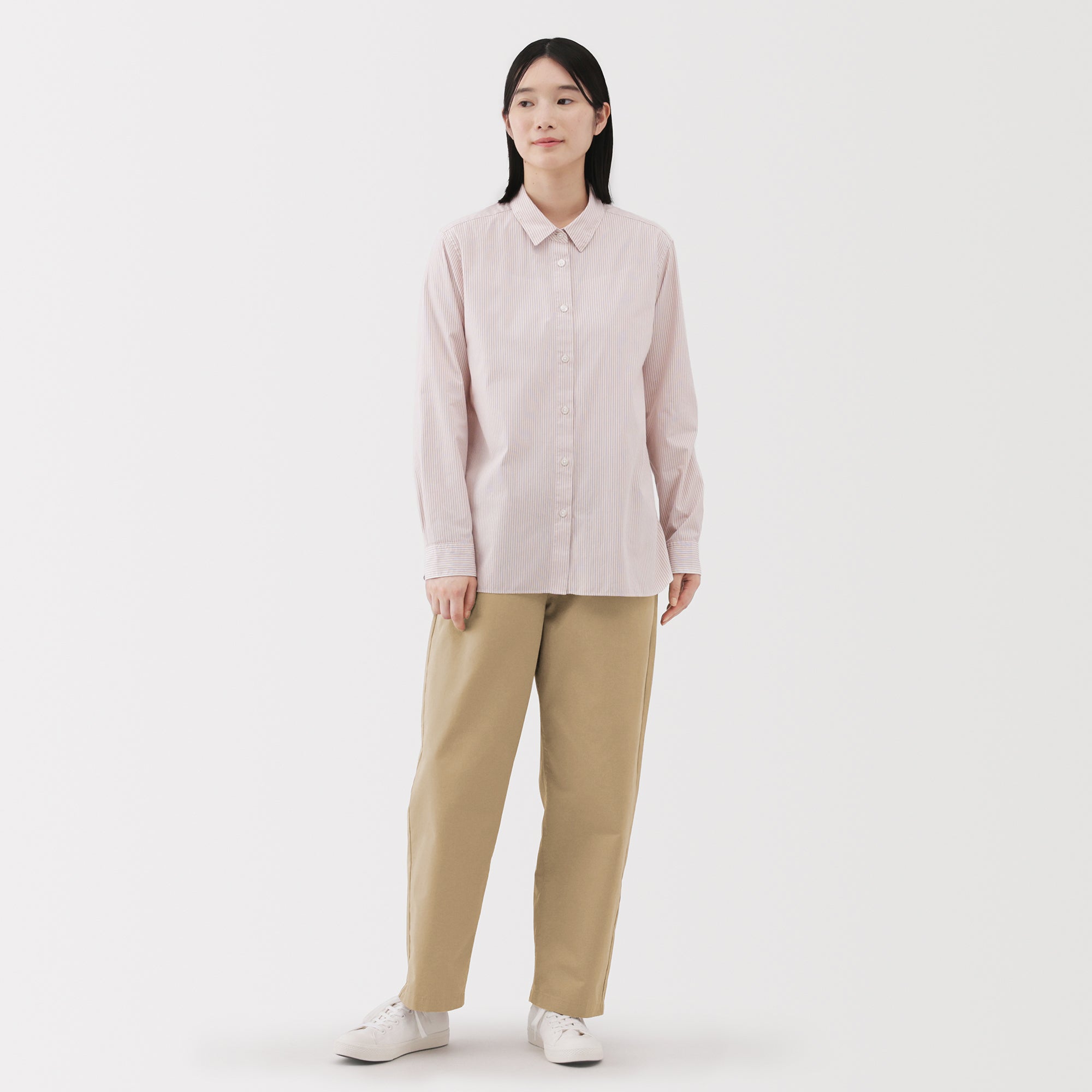 Cotton Easy Tapered Trousers - Image 13