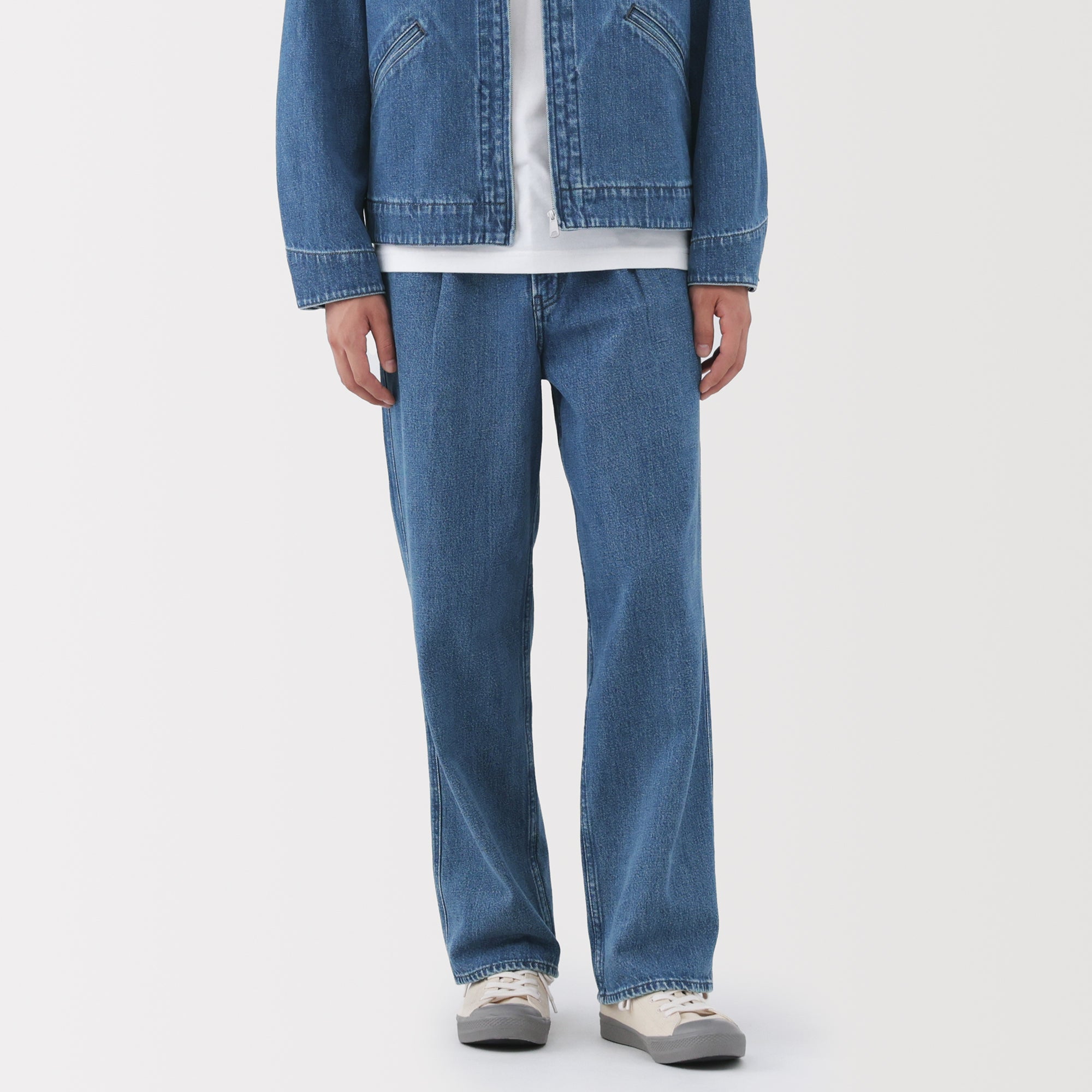 Kapok Blend Denim Work Trousers - Image 12