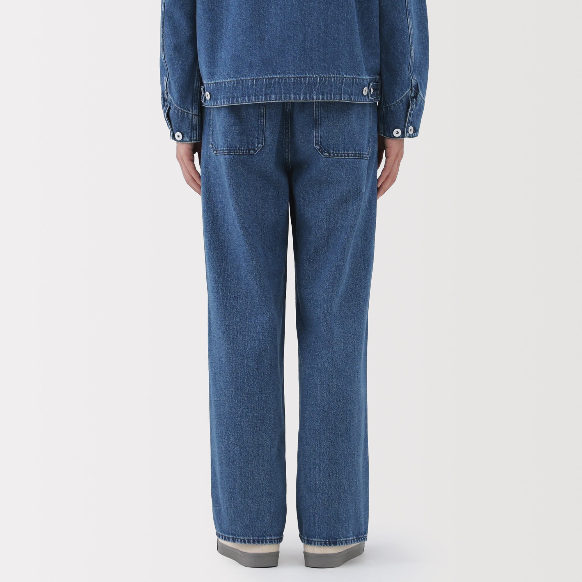 Kapok Blend Denim Work Trousers - Image 6