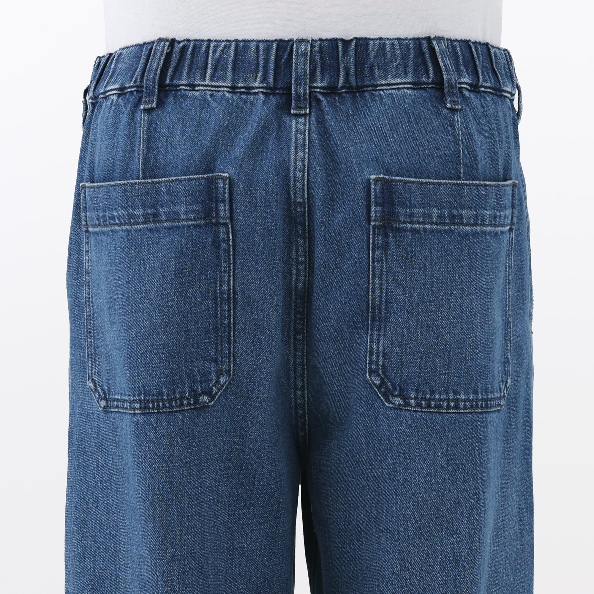 Kapok Blend Denim Work Trousers - Image 8