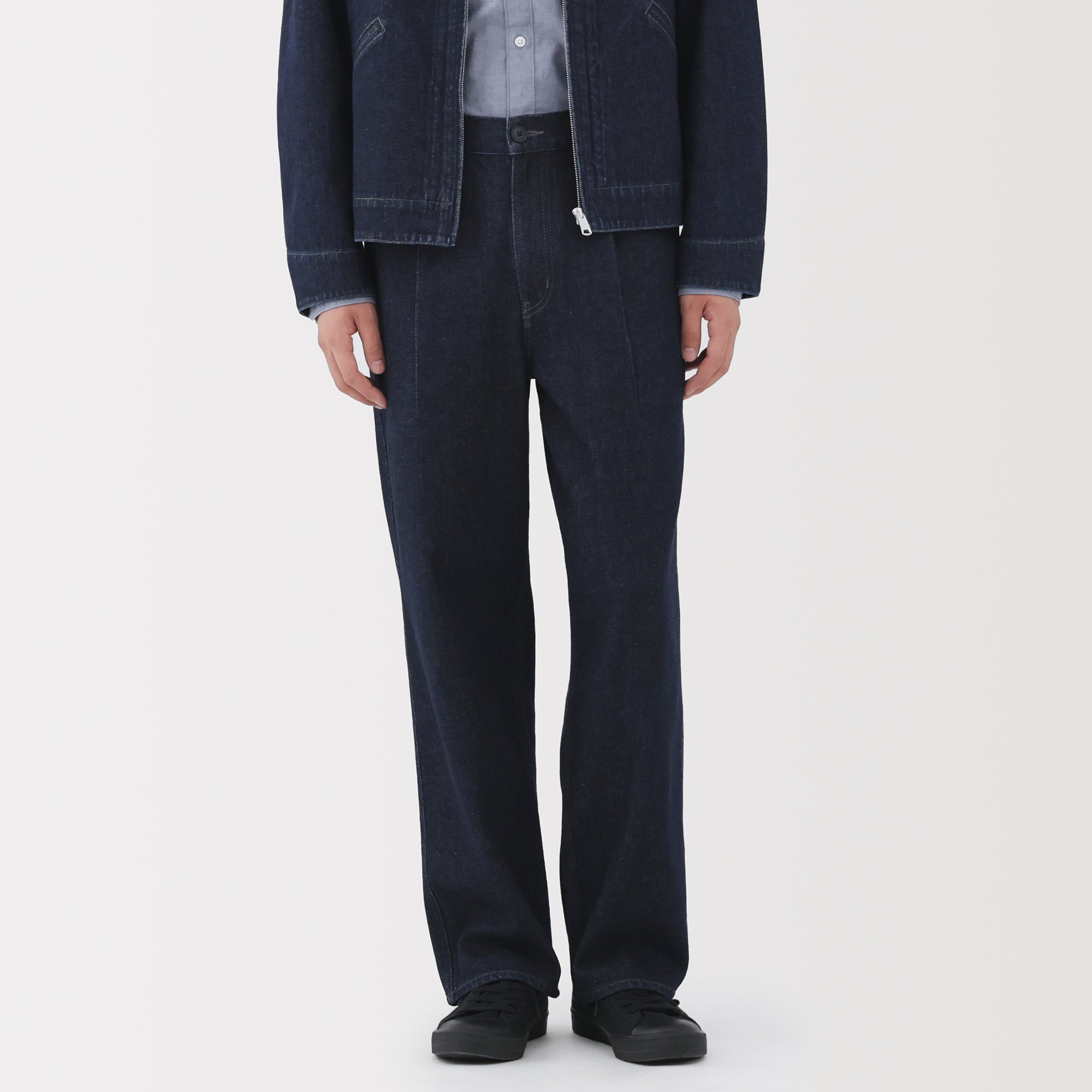 Kapok Blend Denim Work Trousers - Image 3
