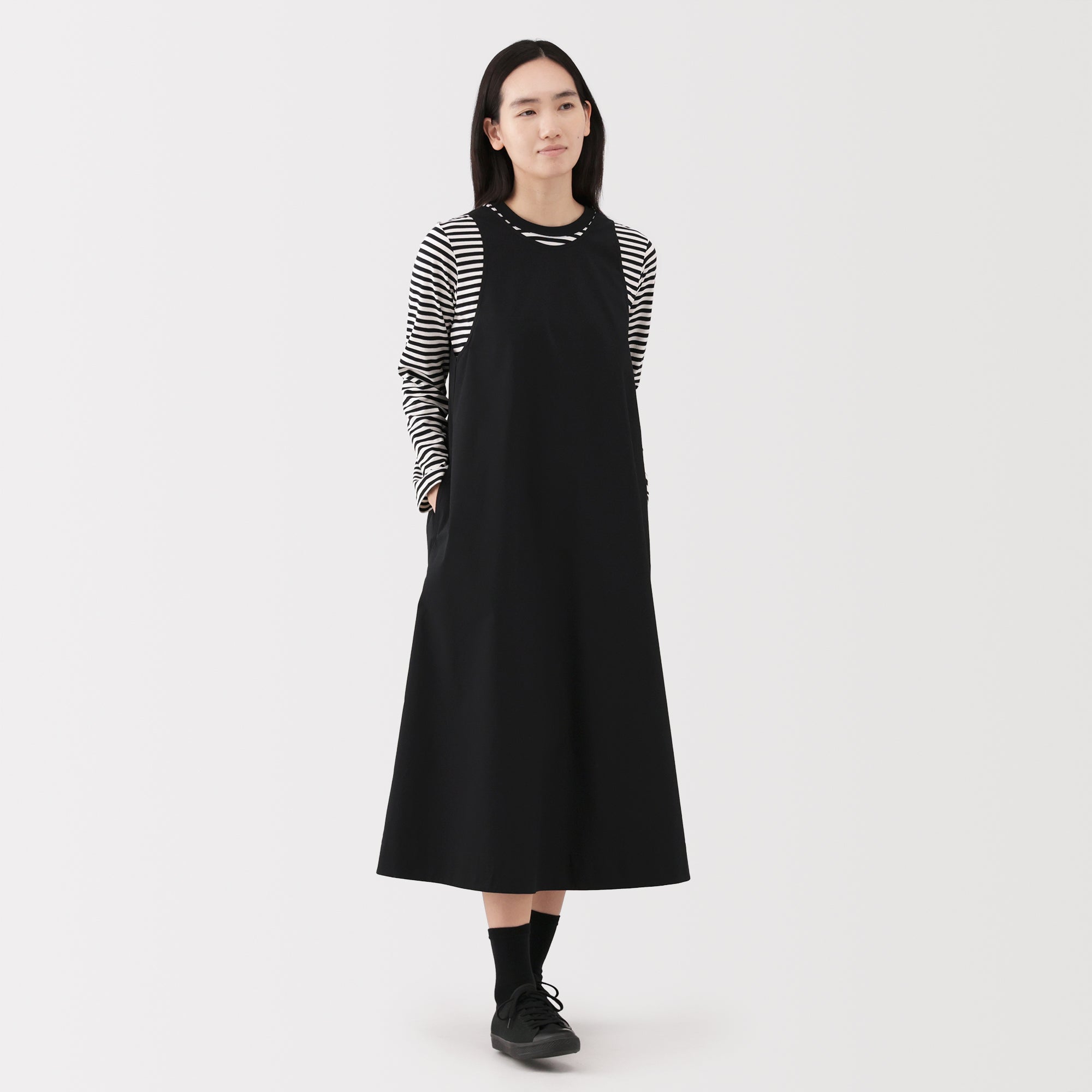 Broadcloth Sleeveless Dress - Image 3