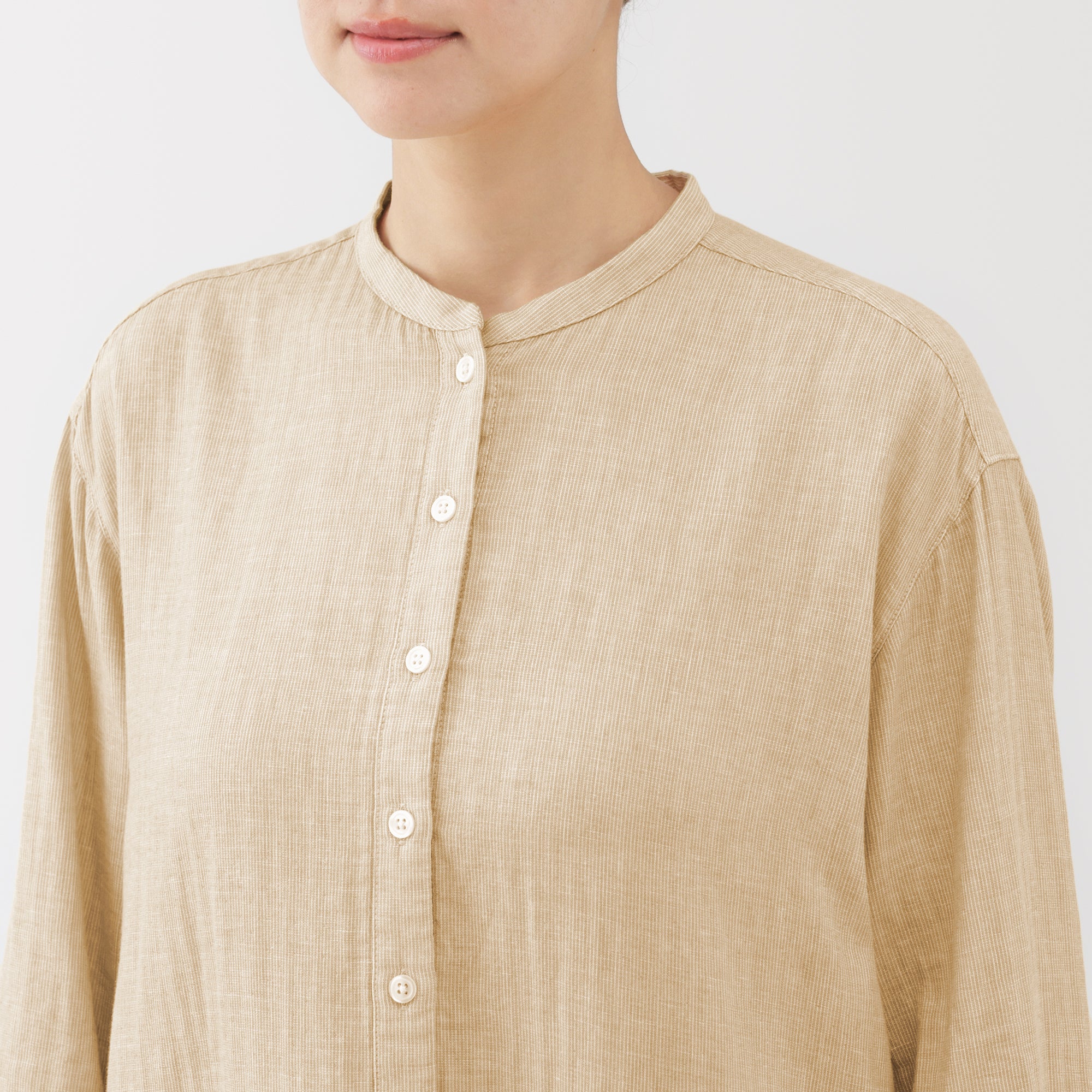 Kapok Blend Double Gauze Dress - Image 7