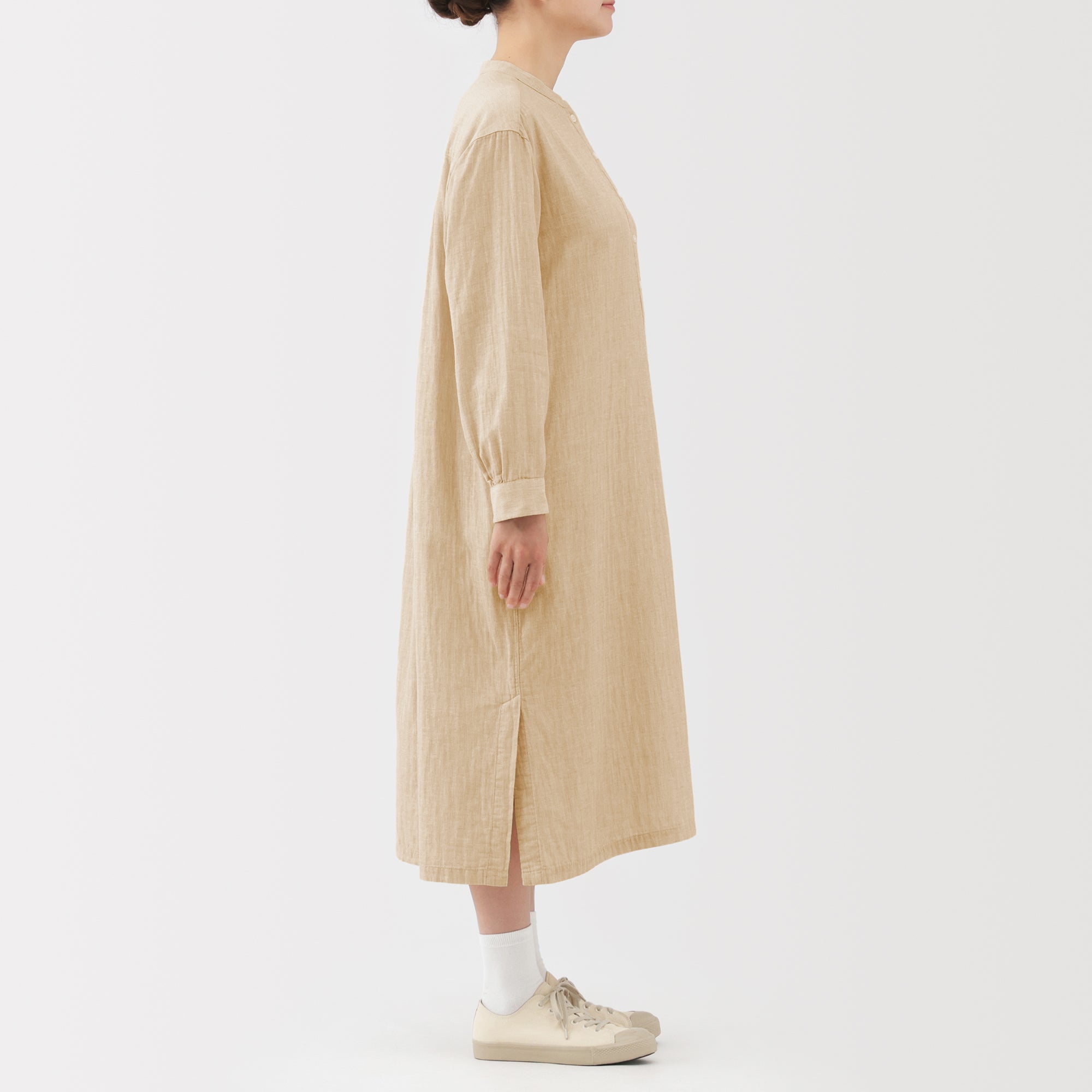 Kapok Blend Double Gauze Dress - Image 21