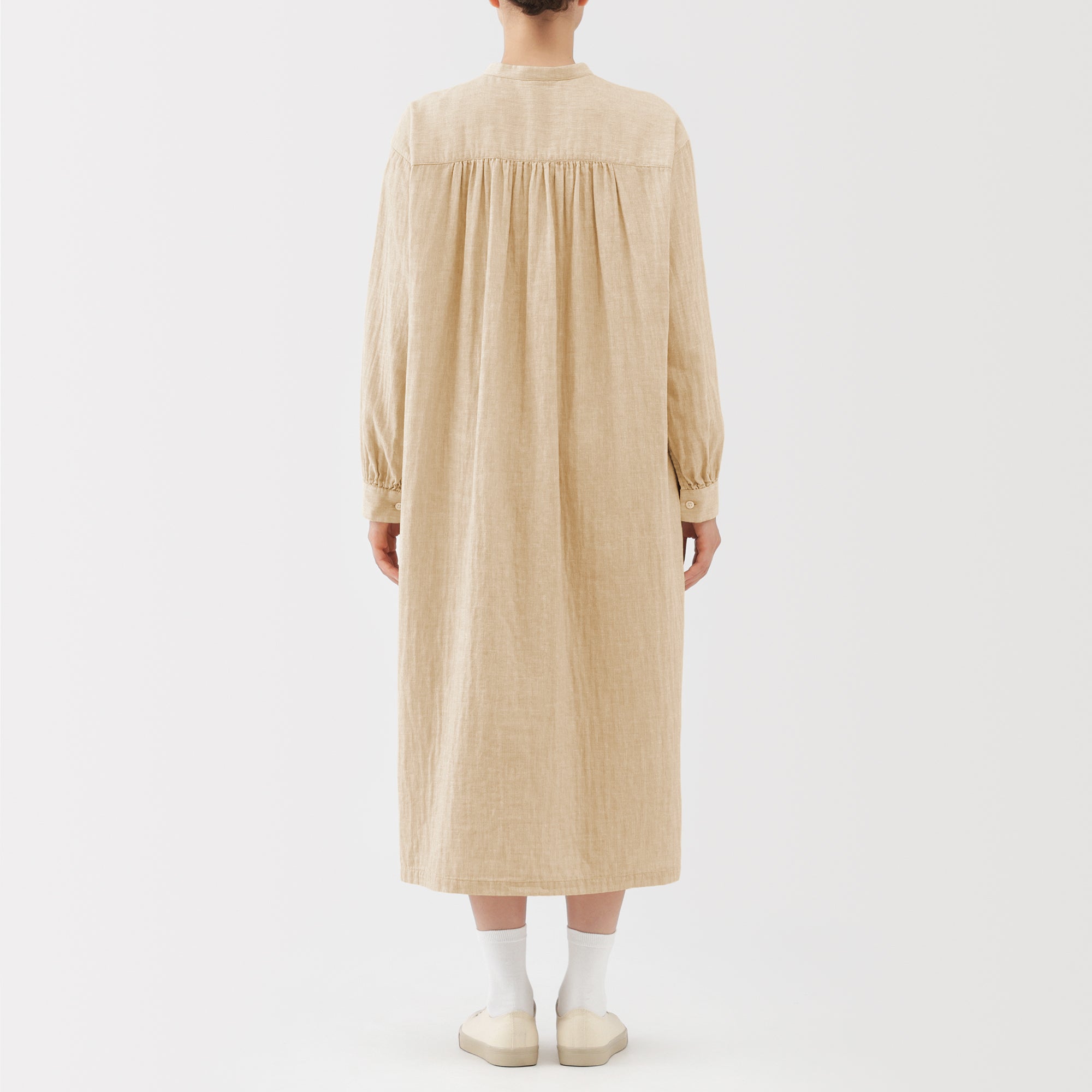Kapok Blend Double Gauze Dress - Image 22