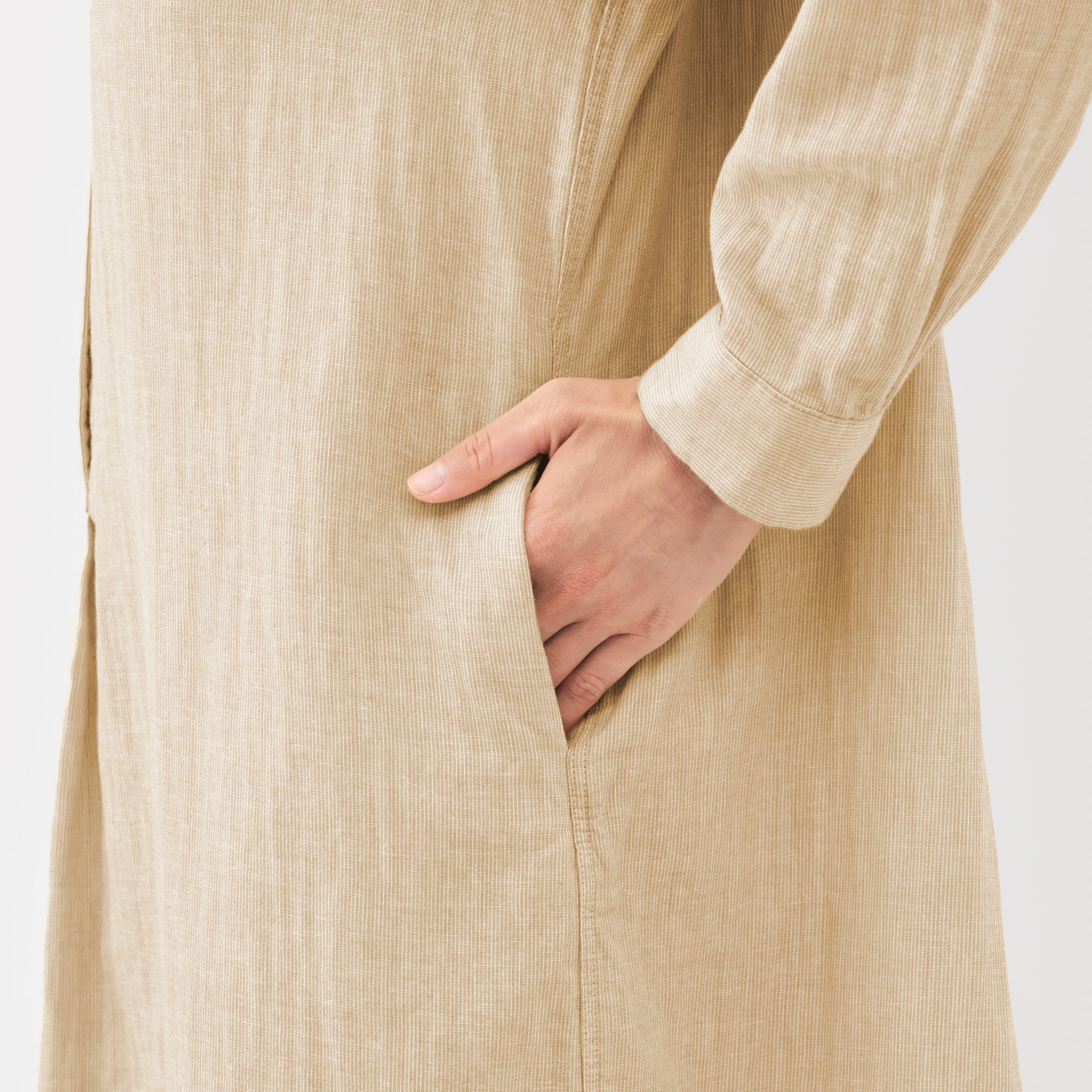 Kapok Blend Double Gauze Dress - Image 24