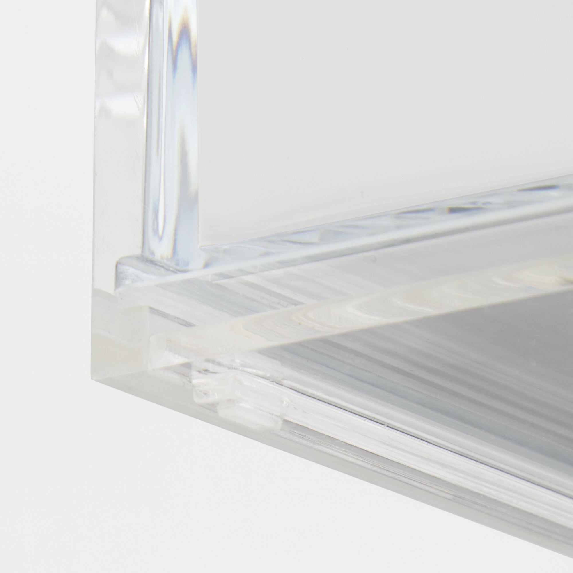 Acrylic Storage 2 Drawers with Lid - Image 9