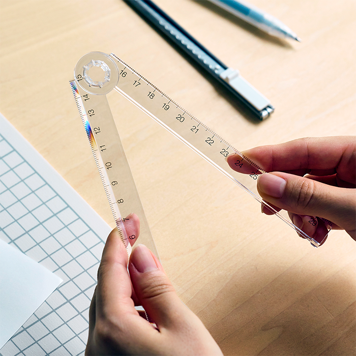 Polycarbonate Double-Sided Ruler - Image 2
