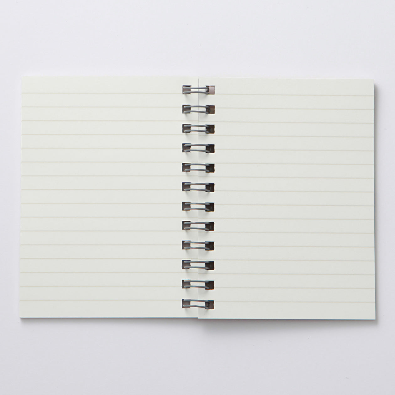 Beige Double Ring Lined Notebook - Image 2
