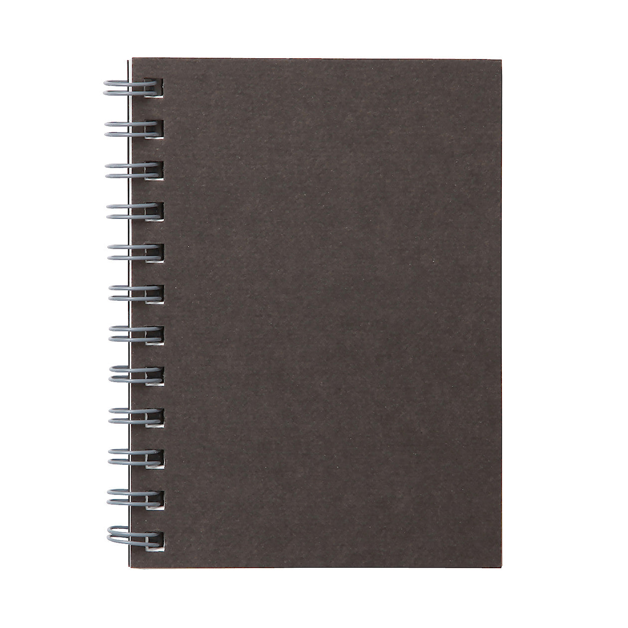 Dark Gray Double Ring Lined Notebook - Image 4
