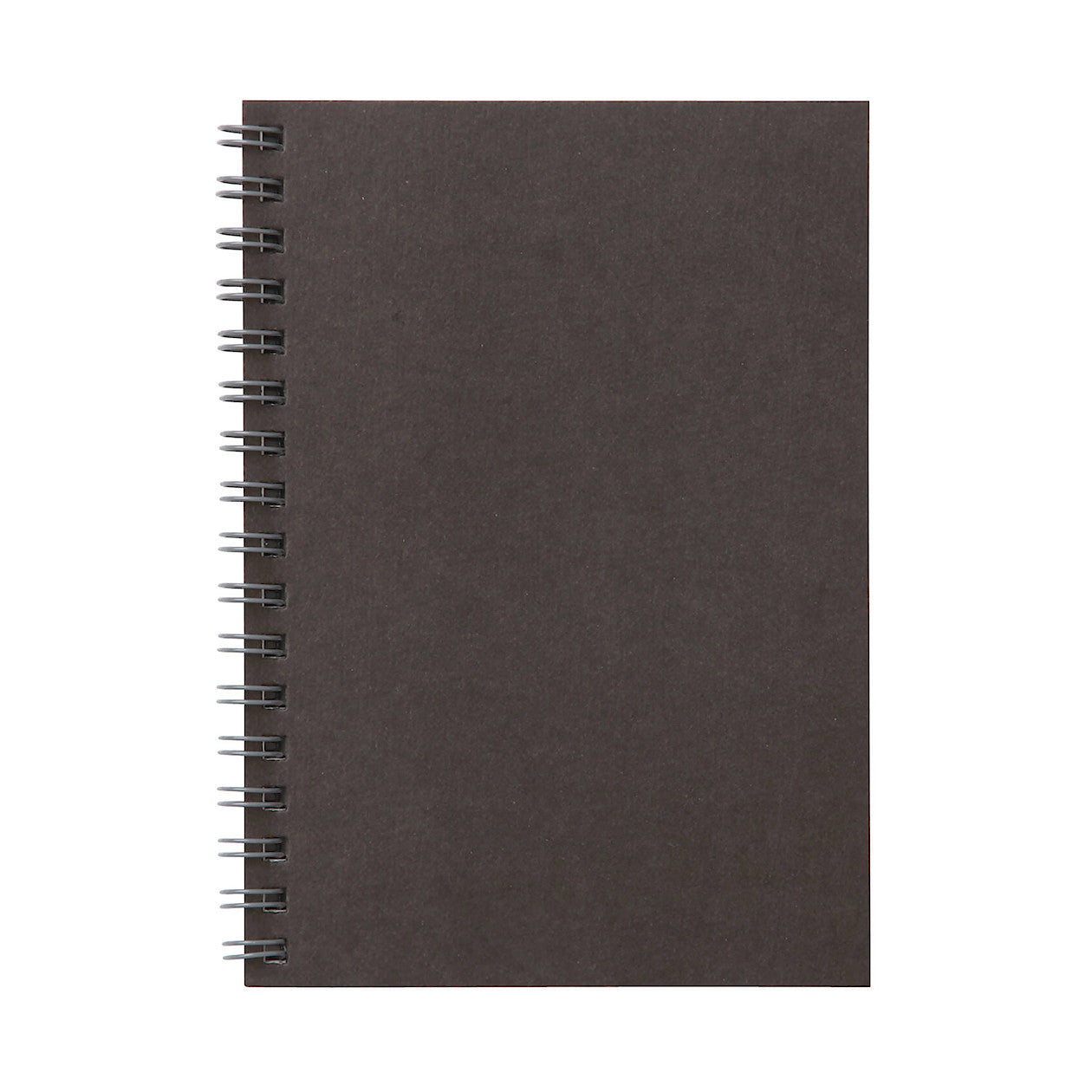 Dark Gray Double Ring Lined Notebook