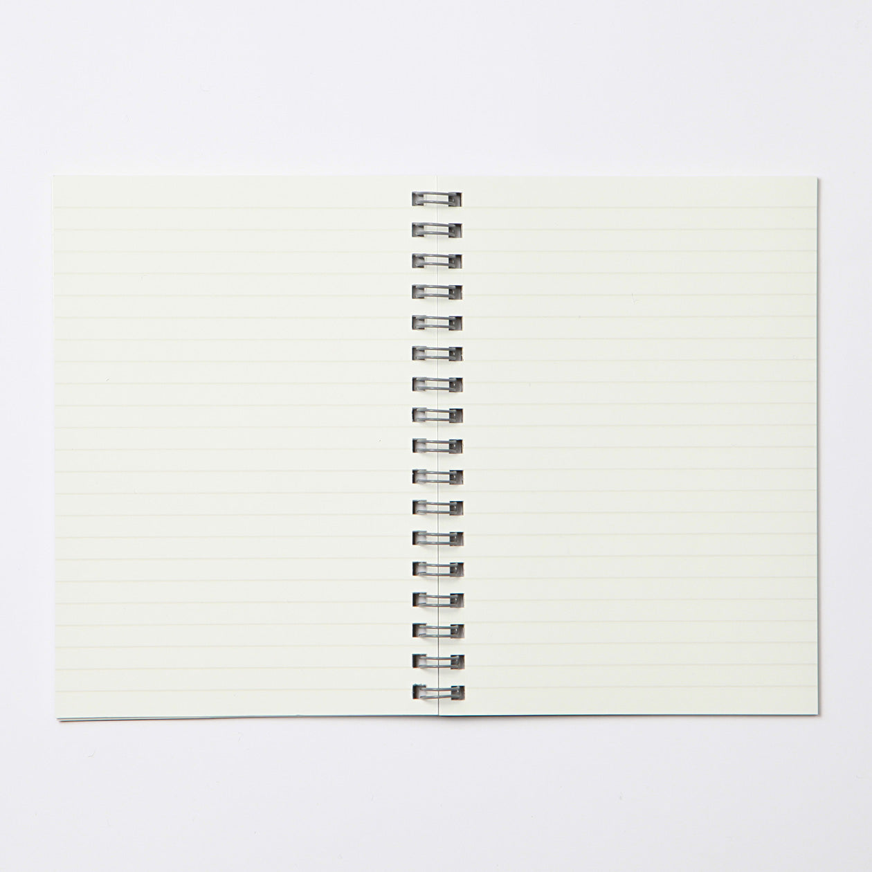 Dark Gray Double Ring Lined Notebook - Image 2